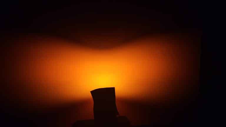 Shooting Orange street lighting