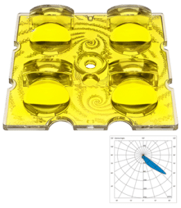 Gaggione Avika yellow street lighting optic FT45