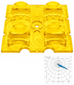 Gaggione Avika yellow street lighting optic FT60